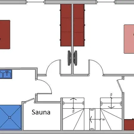 Doppelhaushaelfte Auszeitmeer בית נופש *